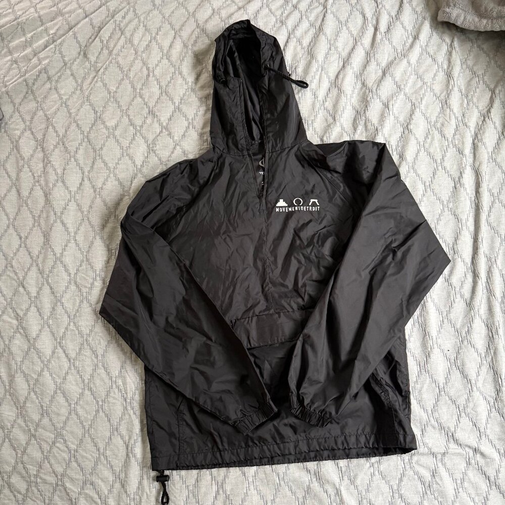 Movement Detroit Black Windbreaker